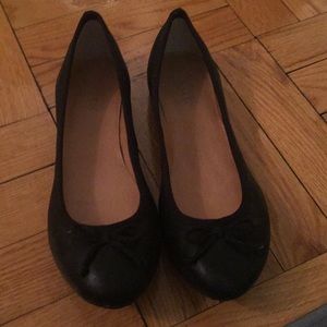 Black J. Crew ballet flats
